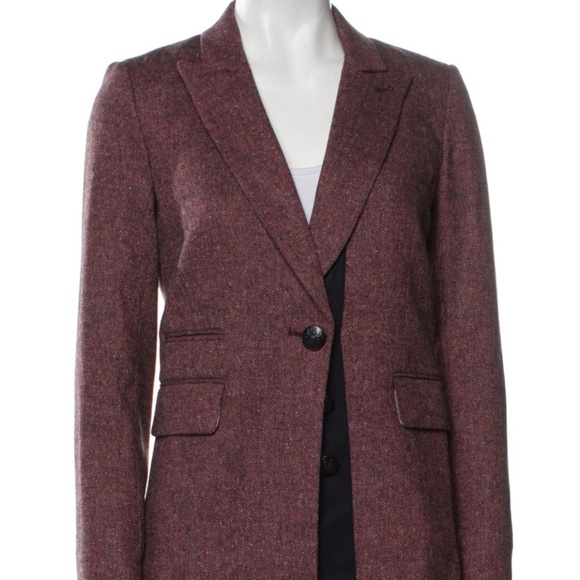 Veronica Beard Jackets & Blazers - Veronica Beard Burgundy Fall Blazer